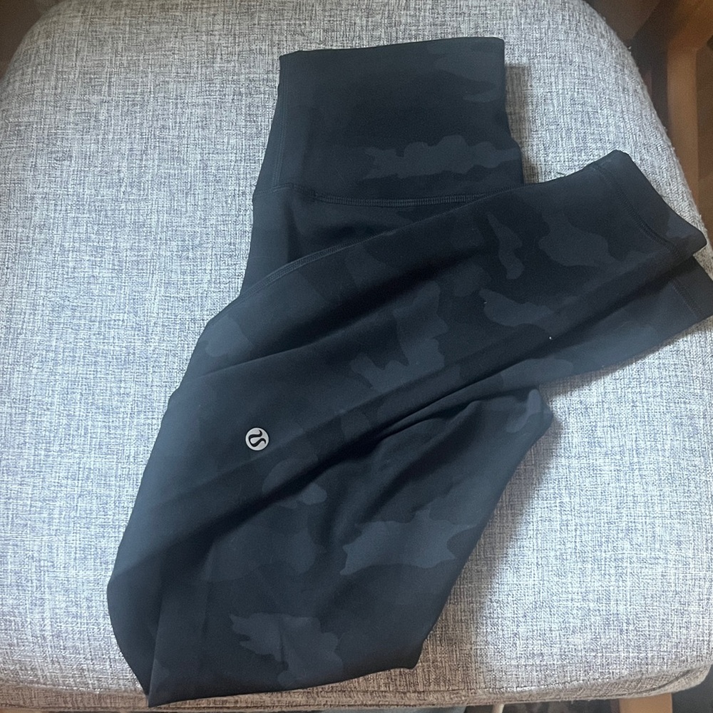 lululemon athletica Black Camo Leggings